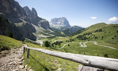 Veduta Estiva della Val Gardena